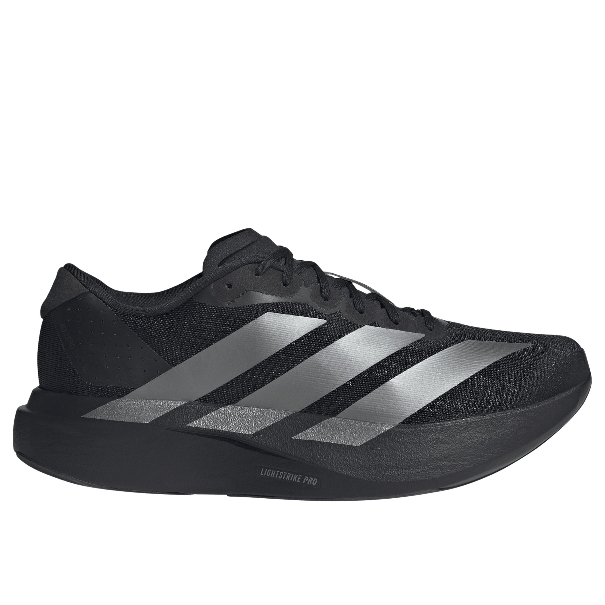 Adidas Mens Adizero Evo SL Shoes Core Black/Iron Met./Grey